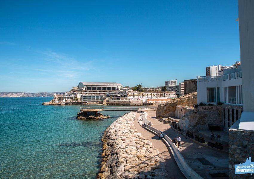 Studio Design Plage Des Catalans Марсель Экстерьер фото